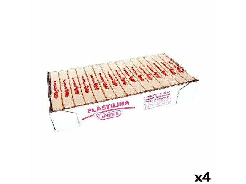 Глина за моделиране Jovi Бял 150 g 15 Части (4 броя) NaN –  BB Глина и пластелин за моделиране