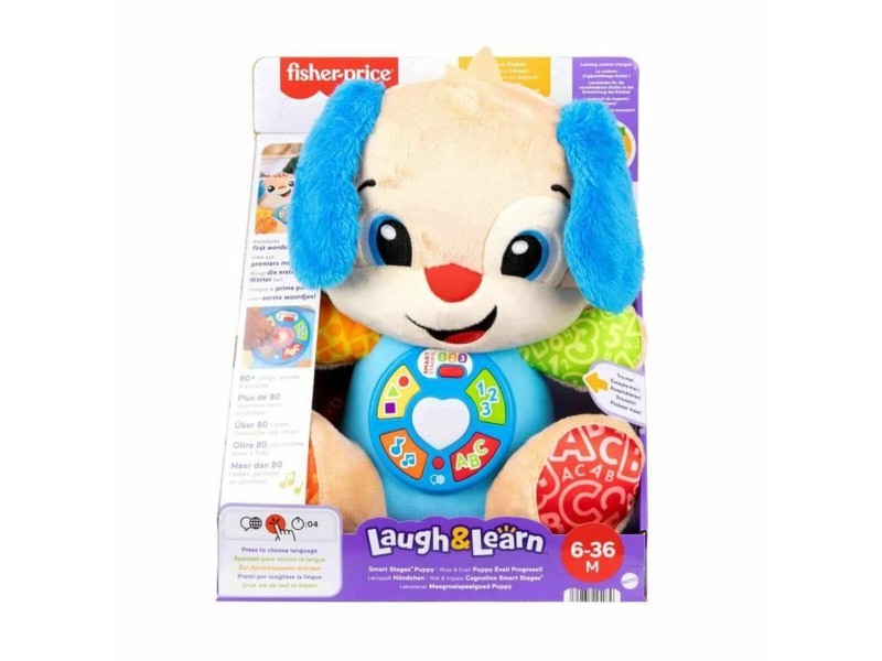 Плюш Fisher-Price Laugh and Learn Puppy Progressive Awakening Musical Plush JFD20 Кафяв Плюш Музикален Куче NaN –  BB Животни и фигури