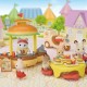 Аксесоари за Къща на Кукли Sylvanian Families Puesto de hamburguesas - Papa Latte Cat y Scooter 30 Части NaN –  BB Кукли и екшън фигури
