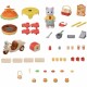 Аксесоари за Къща на Кукли Sylvanian Families Puesto de hamburguesas - Papa Latte Cat y Scooter 30 Части NaN –  BB Кукли и екшън фигури