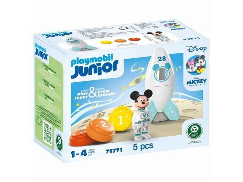 Playset Playmobil Junior 71771 Mickey astronaut Disney 5 Части NaN –  BB Комплекти играчки фигури