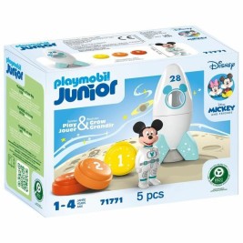 Playset Playmobil Junior 71771 Mickey astronaut Disney 5 Части