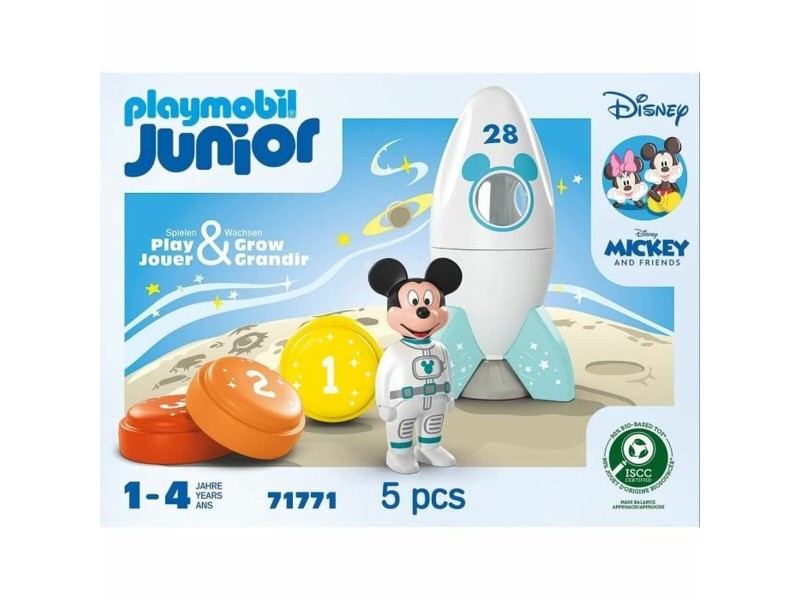 Playset Playmobil Junior 71771 Mickey astronaut Disney 5 Части NaN –  BB Комплекти играчки фигури