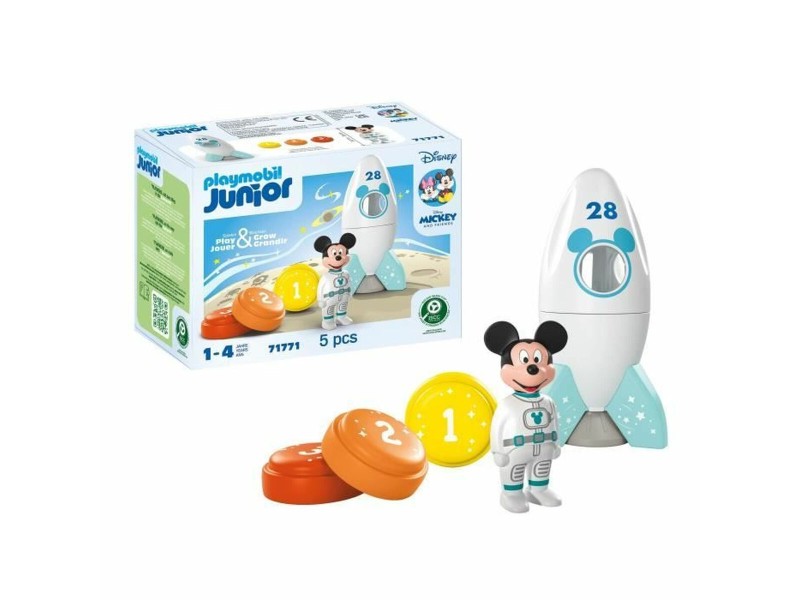 Playset Playmobil Junior 71771 Mickey astronaut Disney 5 Части NaN –  BB Комплекти играчки фигури