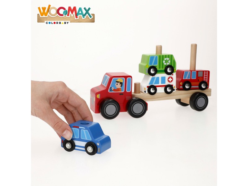 Автотранспортен Камион и Коли 25 x 13 x 6 cm (6 броя) NaN –  BB Камиони