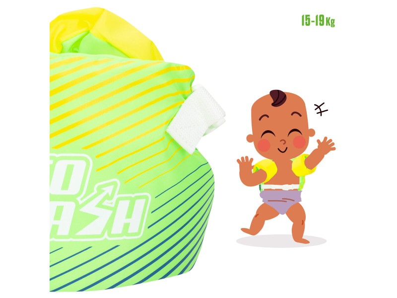 ръкави AquaSport Жълт Зелен 53 x 20 x 18 cm (6 броя) NaN –  BB Ръкави