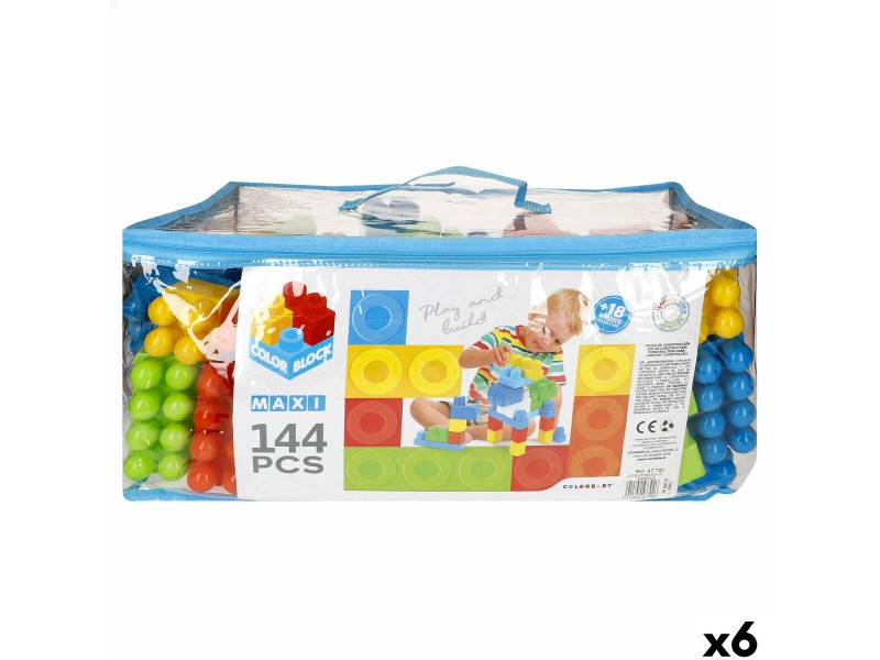 Строителни Блокове Color Block 144 Части NaN –  BB Изграждане на игри