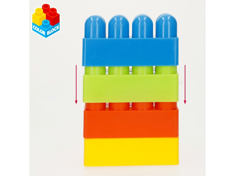 Строителни Блокове Color Block 144 Части NaN –  BB Изграждане на игри