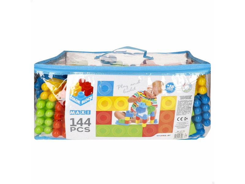 Строителни Блокове Color Block 144 Части NaN –  BB Изграждане на игри
