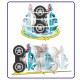 Кола с Радиоуправление 13 x 8 x 8 cm (6 броя) NaN –  BB Автомобили