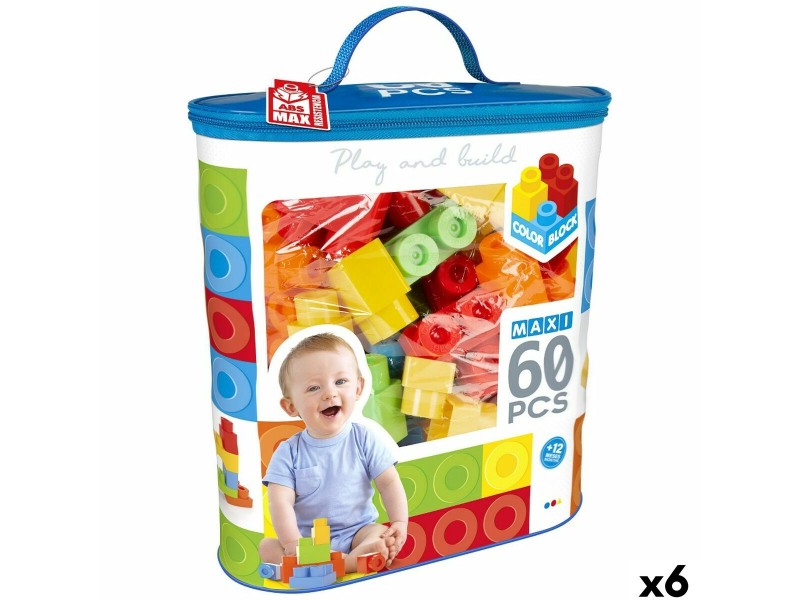 Строителни Блокове Color Block 60 Части NaN –  BB Изграждане на игри