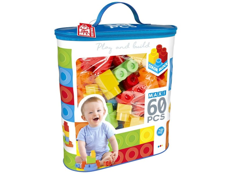 Строителни Блокове Color Block 60 Части NaN –  BB Изграждане на игри