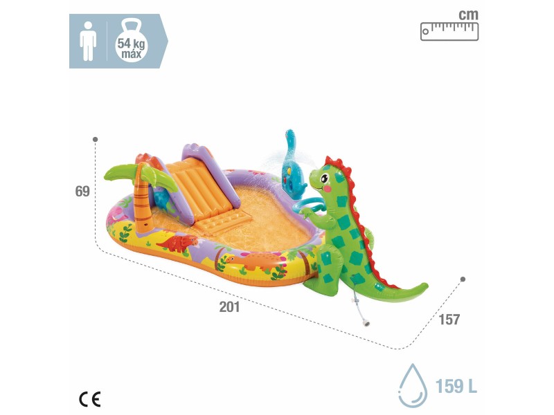 Детски басейн Intex 201 x 69 x 157 cm (3 броя) NaN –  BB Детски басейни