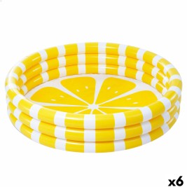 Детски басейн Intex Лимон 147 x 33 x 147 cm Жълт (6 броя)