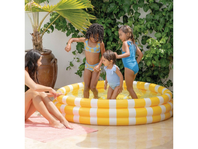Детски басейн Intex Лимон 147 x 33 x 147 cm Жълт (6 броя) NaN –  BB Детски басейни