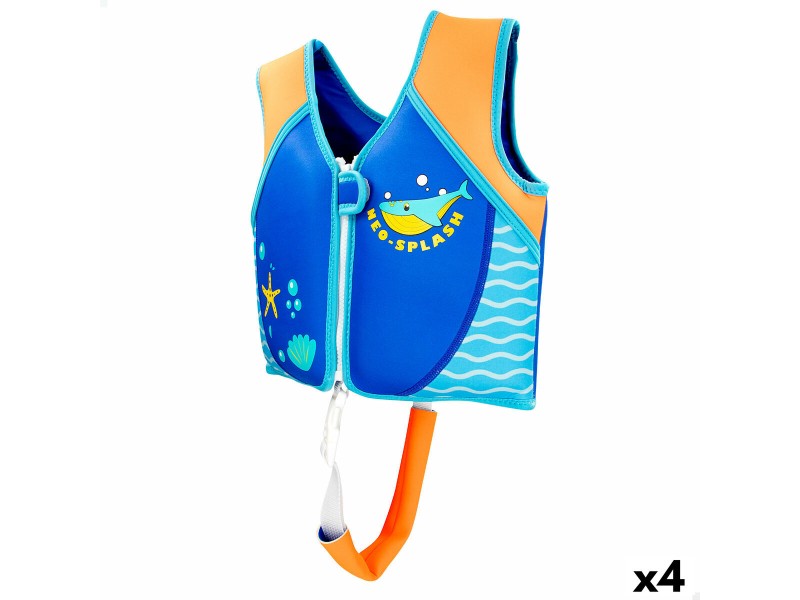 Спасителна жилетка AquaSport 30 x 31 x 10 cm Син (4 броя) NaN –  BB Флотационни системи за деца