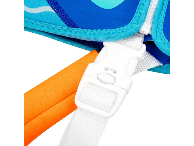 Спасителна жилетка AquaSport 30 x 31 x 10 cm Син (4 броя) NaN –  BB Флотационни системи за деца