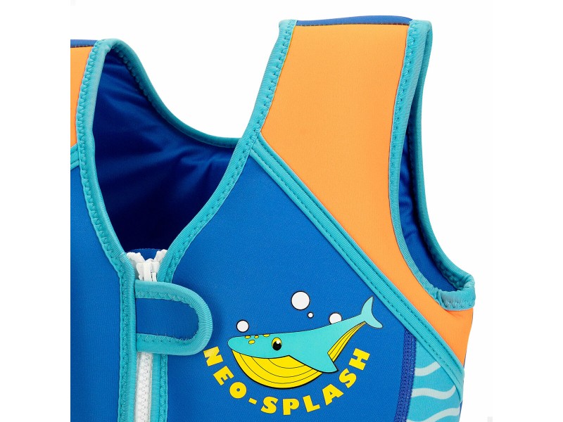 Спасителна жилетка AquaSport 30 x 31 x 10 cm Син (4 броя) NaN –  BB Флотационни системи за деца