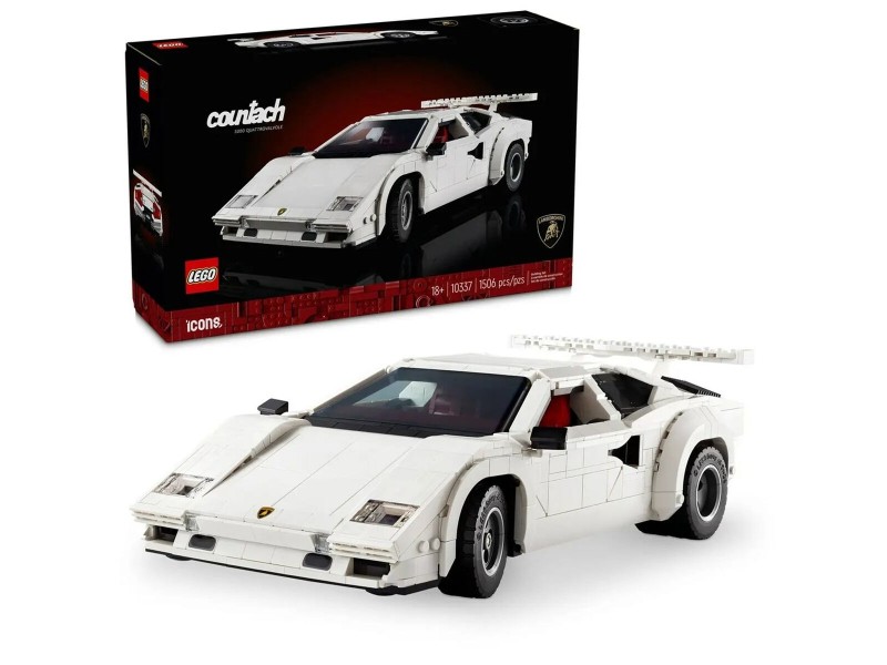 Строителна Игра Lego ICONS 10337 Lamborghini Countach 5000 Quattrovalvole 1506 Части NaN –  BB Изграждане на игри
