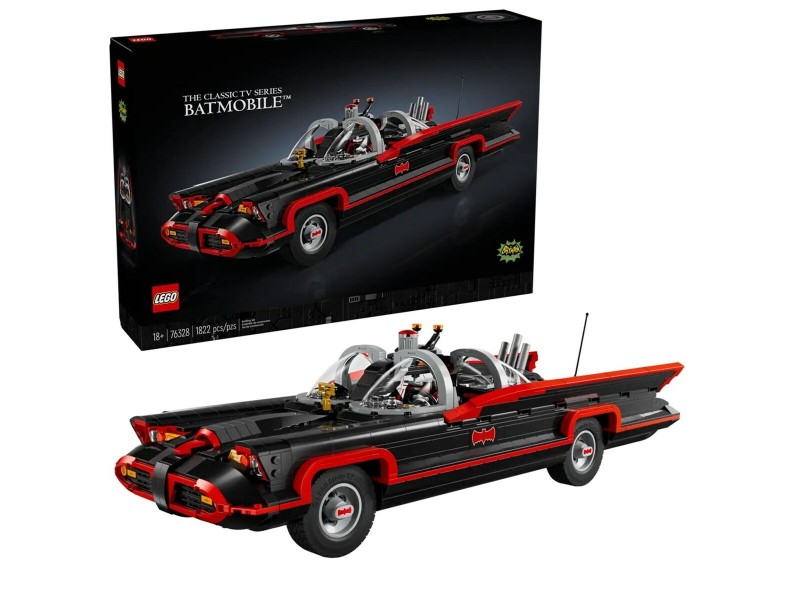 Строителна Игра Lego BATMAN 76328 The Classic TV Series Batmobile 1822 Части NaN –  BB Изграждане на игри