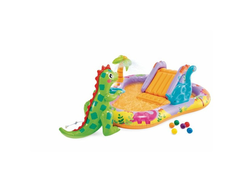 Детски басейн Intex Dino Park 201 x 157 x 69 cm NaN –  BB Детски басейни