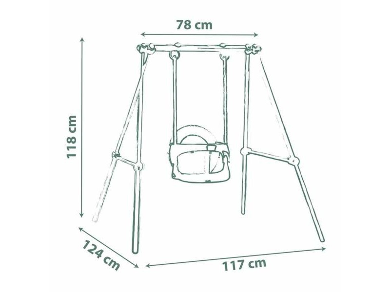 Люлка Smoby Baby Life 118 x 117 cm NaN –  BB Фитнес зали и люлки