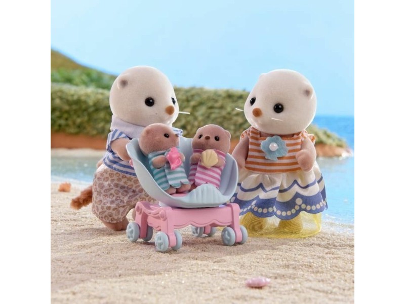 Съчленена Фигура Sylvanian Families La familia de las nutrias marinas Животни NaN –  BB Съчленен