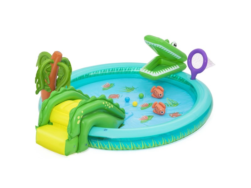 Детски басейн Bestway Crocodile Cove 224 x 181 x 72 cm NaN –  BB Детски басейни