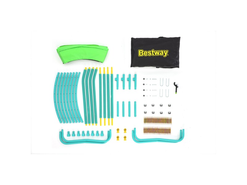 Еластично Детско Легло с Предпазна Мрежа Bestway 244 x 220 cm NaN –  BB Умения и гимнастика