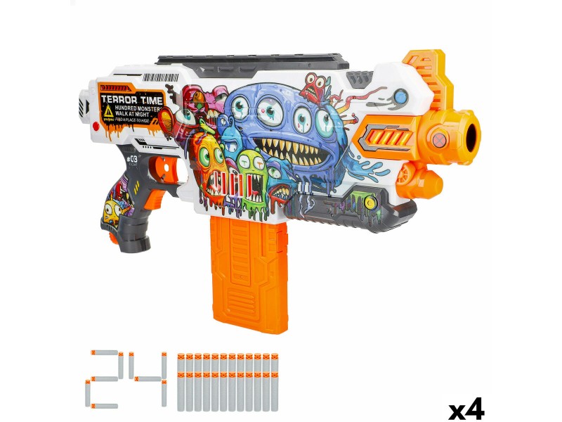 Пистолет за Дартс Colorbaby 43 x 25 x 6,5 cm 4 броя NaN –  BB Пистолети за играчки