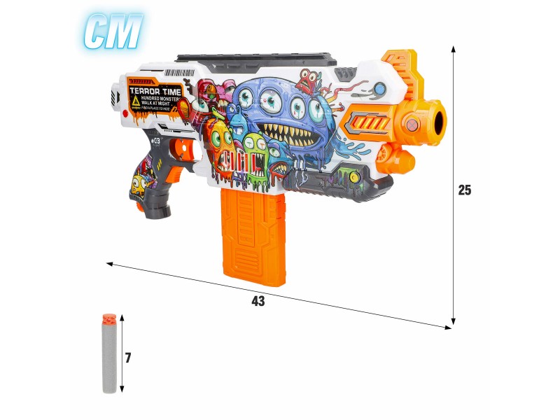 Пистолет за Дартс Colorbaby 43 x 25 x 6,5 cm 4 броя NaN –  BB Пистолети за играчки