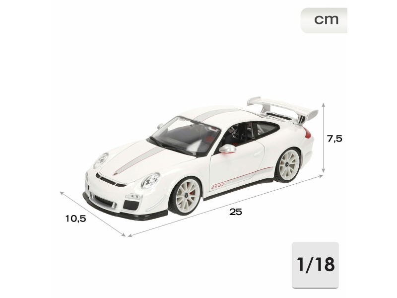 Кола Bburago GT-Porsche GT3 RS 4.0 1:18 NaN –  BB Автомобили и състезателни коли