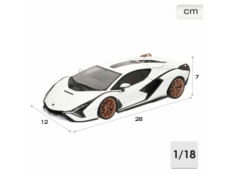 Кола Bburago GT-Lamborghini Sian FKP 37 1:18 NaN –  BB Автомобили и състезателни коли