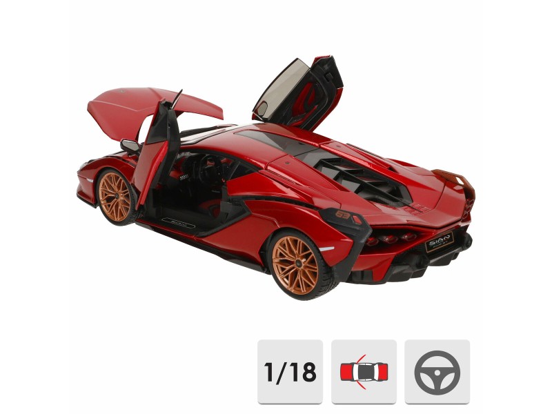 Кола Bburago GT-Lamborghini Sian FKP 37 1:18 NaN –  BB Автомобили и състезателни коли