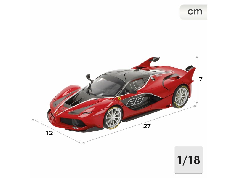 Кола Bburago Ferrari FXX K #88 1:18 NaN –  BB Автомобили и състезателни коли