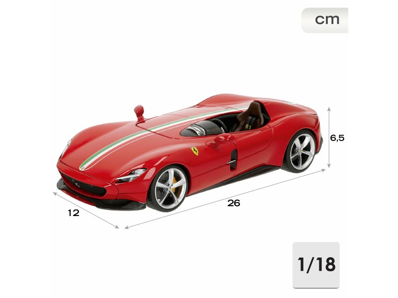 Кола Bburago Ferrari Monza SP1 1:18 NaN –  BB Автомобили и състезателни коли