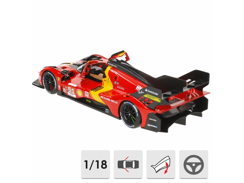 Кола Bburago Ferrari Racing 499 LMH #51 1:18 NaN –  BB Автомобили и състезателни коли