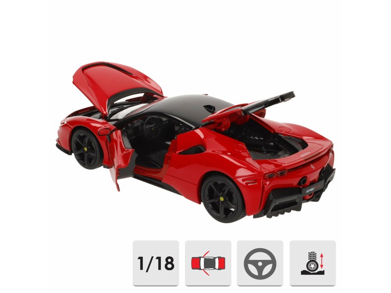 Кола Bburago Ferrari SF90 Stradale 1:18 NaN –  BB Автомобили и състезателни коли