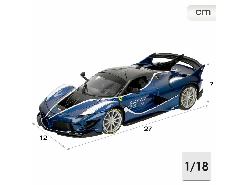 Кола Bburago Ferrari FXX K-EVO #27 BL 1:18 NaN –  BB Автомобили и състезателни коли