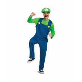 Маскировъчен костюм за възрастни Luigi super mario bros. L/XL