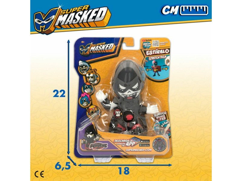 Фигурки на Герои Eolo Super Masked Whisper Еластичен 12 броя NaN –  BB Кукли и екшън фигури