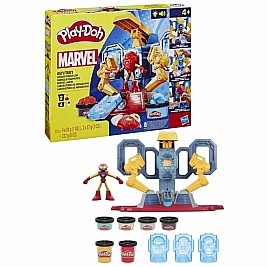 Игра от Пластелин Play-Doh Iron Man Armor Factory Жълт