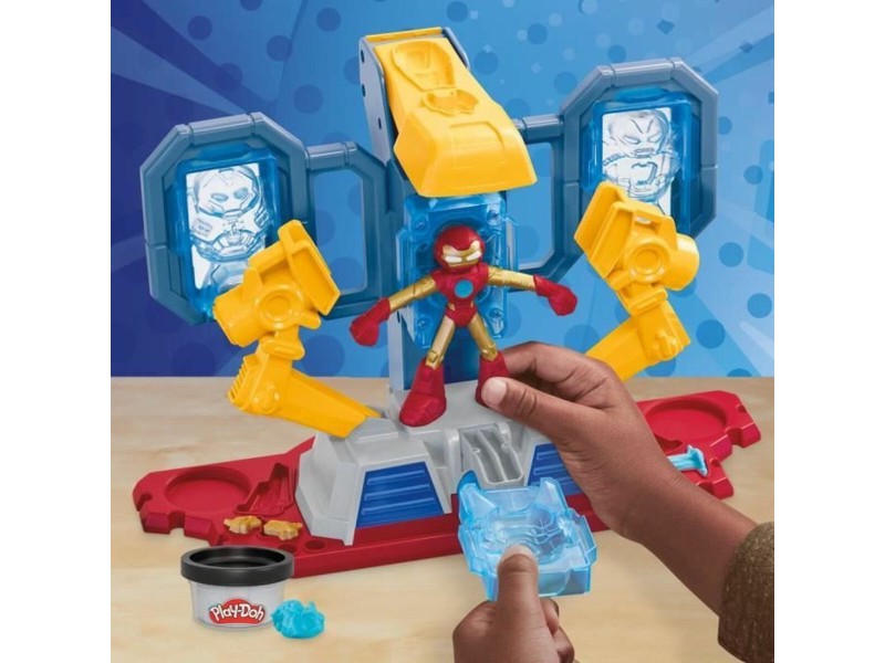 Игра от Пластелин Play-Doh Iron Man Armor Factory Жълт NaN –  BB Глина и пластелин за моделиране