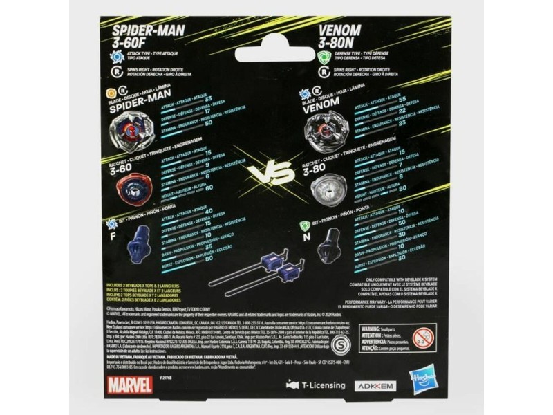 Playset Hasbro Spider-Man 3-60F vs. Venom 3-80N NaN –  BB Кукли и екшън фигури