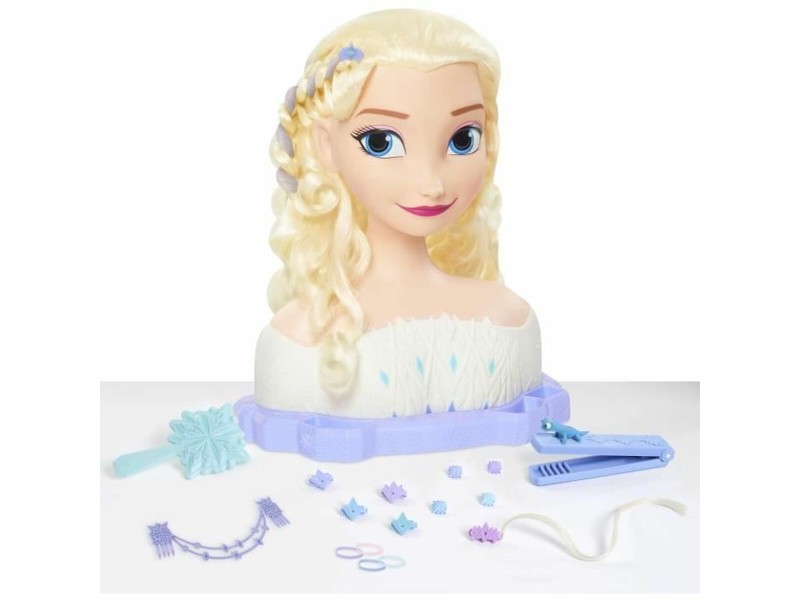 Кукла Бебе с Аксесоари Frozen Elsa Deluxe Styling Head NaN –  BB Модни кукли