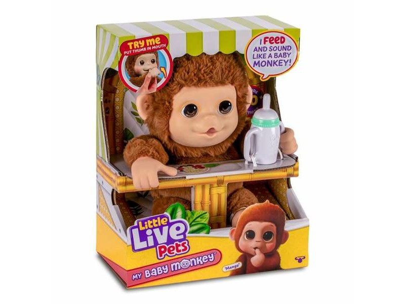 Интерактивен домашен любимец Famosa My Baby Monkey Little Live Pets NaN от | techMAG.bg Интерактивен домашен любимец Famosa My Baby Monkey Little Live Pets NaN – BB Електронни домашни любимци
