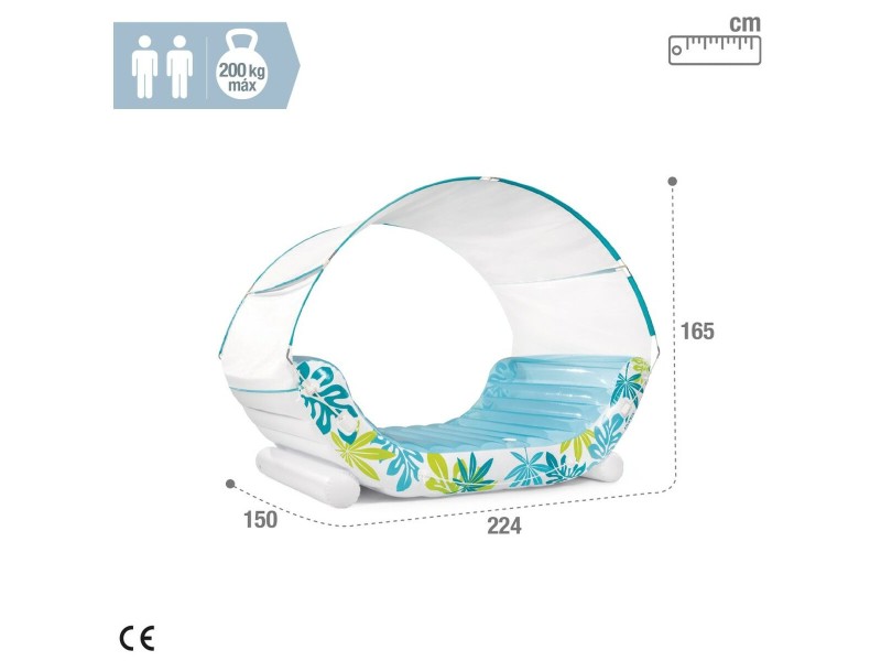 Надуваем матрак Intex 224 x 165 x 150 cm (2 броя) NaN –  BB Килимчета и надуваеми играчки