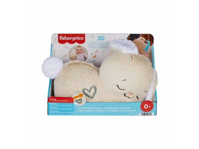 Мека играчка със звук Fisher-Price Заек Пластмаса NaN –  BB Животни и фигури