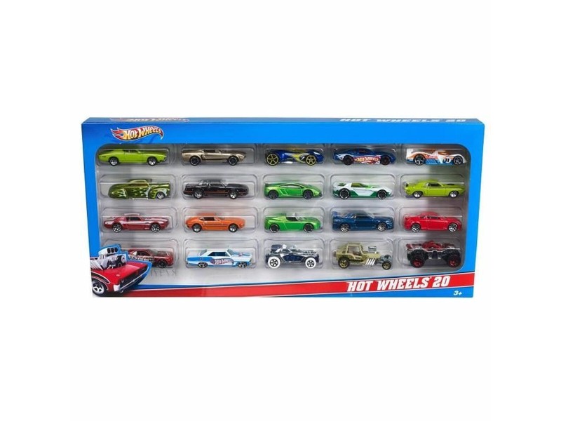 Игра Комплект Превозни Средства Hot Wheels H7045 20 броя NaN –  BB Комплекти играчки фигури