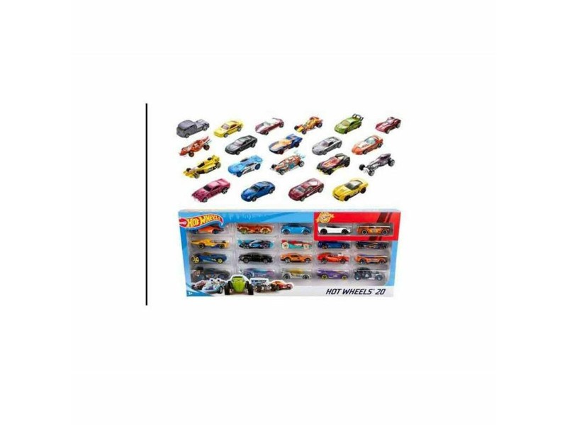 Игра Комплект Превозни Средства Hot Wheels H7045 20 броя NaN –  BB Комплекти играчки фигури